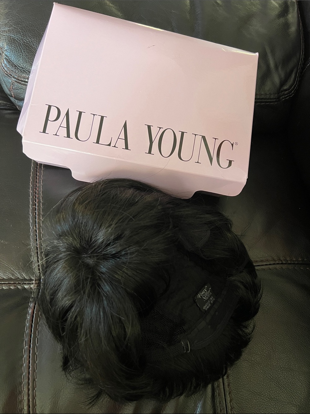 Paula Young Short Black Wig - Natural Black